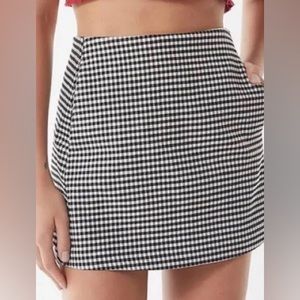 UO Plaid Gingham Mini Skirt